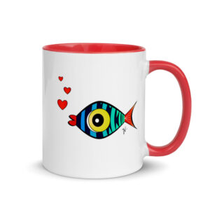 white ceramic mug with color inside red 11oz right 610bb008958e6 1